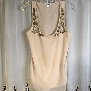 Express Sleeveless Top with Rhinestone Embellishment- Sz M  NWOT